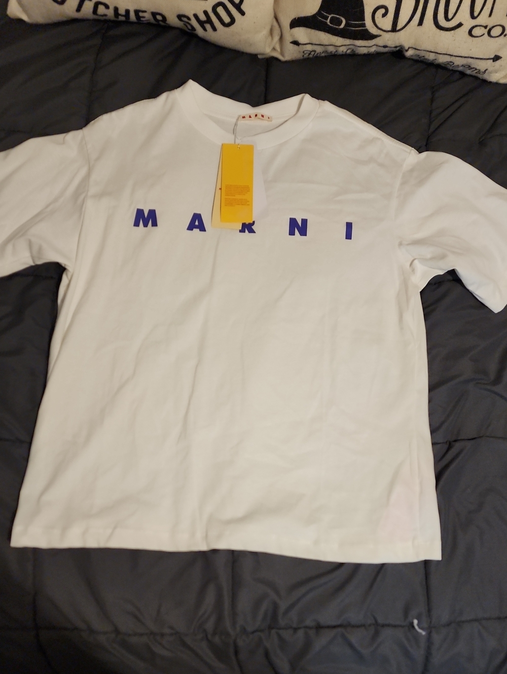 Authentic Marni White Classic Tee Size Medium - 590.00 Retail!